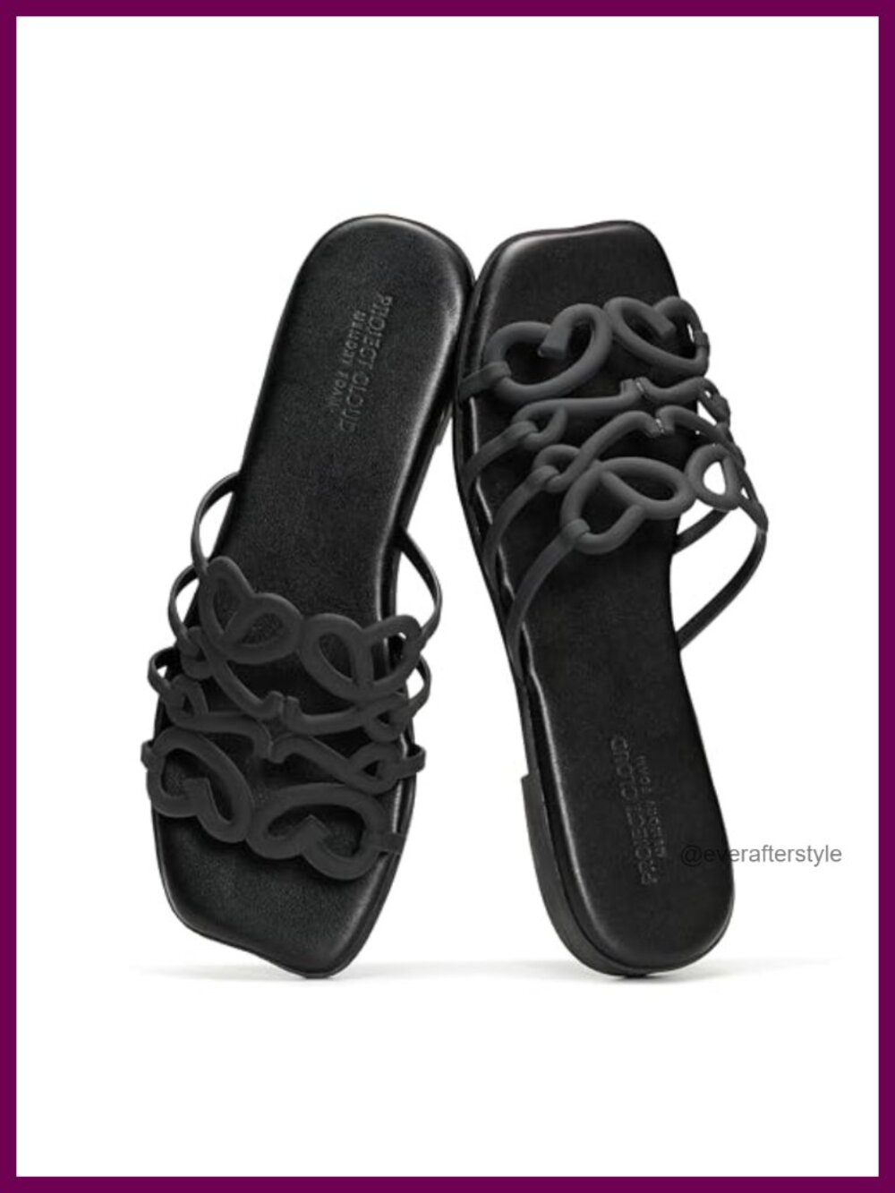 Memory Foam Flat Sandals Comfortable Slide Slip On